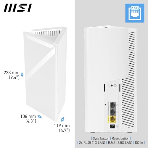 Roamii BE Lite WiFi 7 Sistema di rete a rete, 1 confezione, Dual-Band, 3600 Mbps, 2.5G & Gigabit LAN, Copertura di Tutta la casa, Installazione semplice, Controllo Parentale e Sicurezza Avanzata - Powerline - Immagine 5