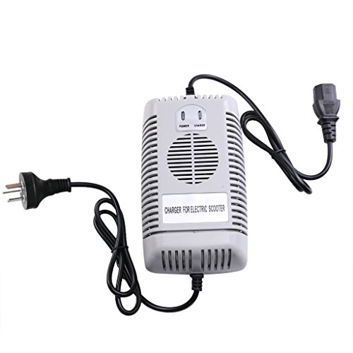 JCMOTO 48V 2.5A Battery Charger For Electric Bicycle Bike Scooters Go Kart E-Bike (US Plug)