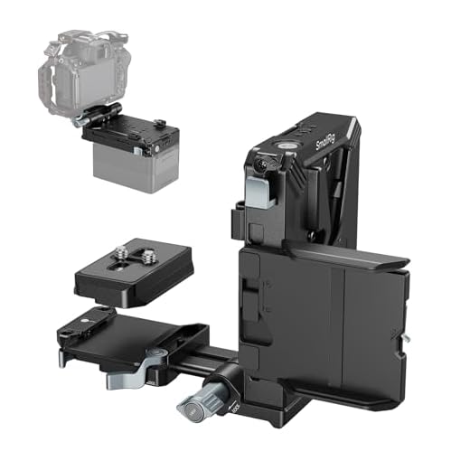 SMALLRIG V Mount Akkuplatte Kit, QR-Platte für Arca, LCD-Bildschirmschutz und Kabelclips, D-Tap USB-C-Versorgung, All-in-One-Kamera-Video-Rig für Spiegellose Kameras/DSLR, für NEEWER V Mount Akku 5227