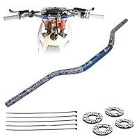 PRO CAKEN Universal 1 1/8" 28mm Handle Bar For CRF KLX KX LTR TRX SX SXF EXC XCW Motocross Pit Dirt Bike Scooter ATV Quad Bike Grizzly Hawk 250