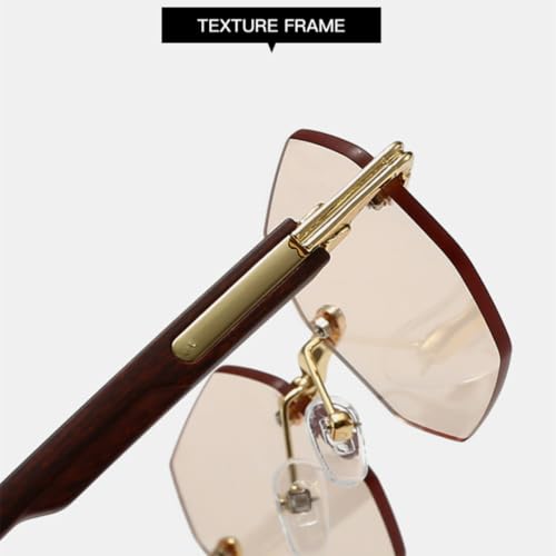 Lunettes de soleil polygonales vintage mixtes rétro chic - 5