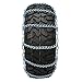 SCITOO Snow Chains for Car Pickup Trucks SUV,Quick Easy Installation Tire Traction Chain,Adjustable Universal Emergency Anti-Skid Thickening Tire Chains Width 265 275 315(16