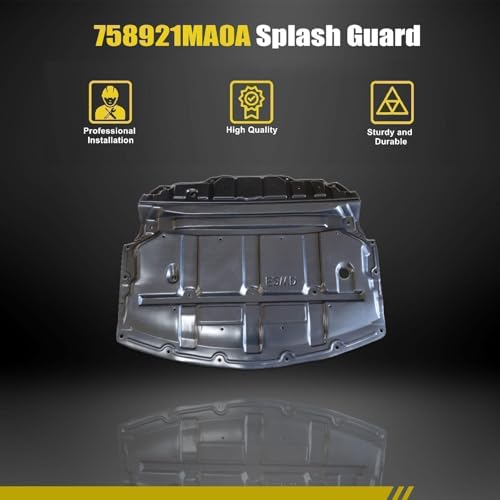 Image of Splash Shield Mud Guard Lower Engine Under Cover Compatible with Infiniti M37 M56 M35h Q70 2011-2019 Replace# 75892-1MA0A, 758921MA0A