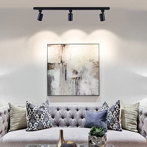 Mirrea 12 Pack Led Track Lighting Heads Compatible With Single Circuit H Type Rail Ceiling Spotlight For Accent Task Wall Art Exhibition Lighting 6.5W 4000K Neutral White 24° Black Painted #TOP6