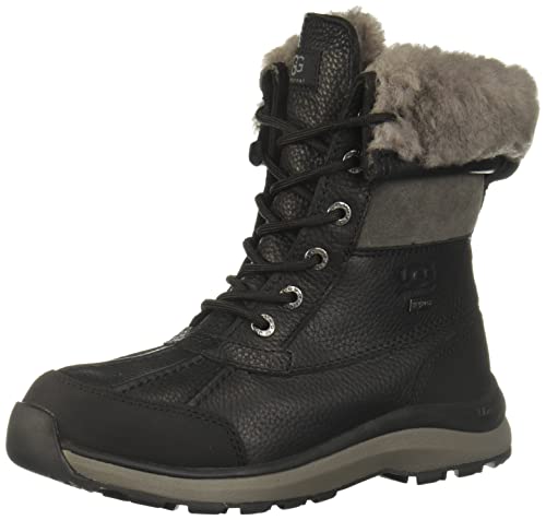 UGG Women's Adirondack III Boot, Black, 8