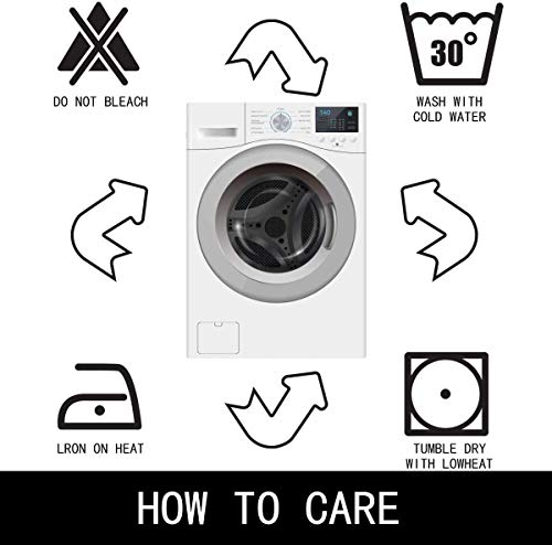 Colorful Flowers Shower Curtain for Girls Woman Bathroom, Orange Floral Romantic Wildflower Botanical Plants Nature Scenery Decoration Curtain Set with Hooks, 72" W x 72" L - Image 5