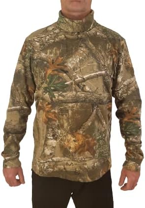 Wide Neck Turtleneck Shirt Realtree Edge Men's Sizing