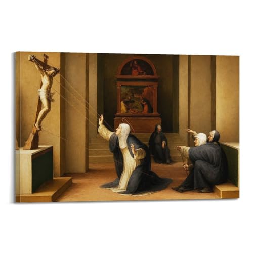Toile Domenico Beccafumi art spirituel et émotionnel 30 x 45 cm