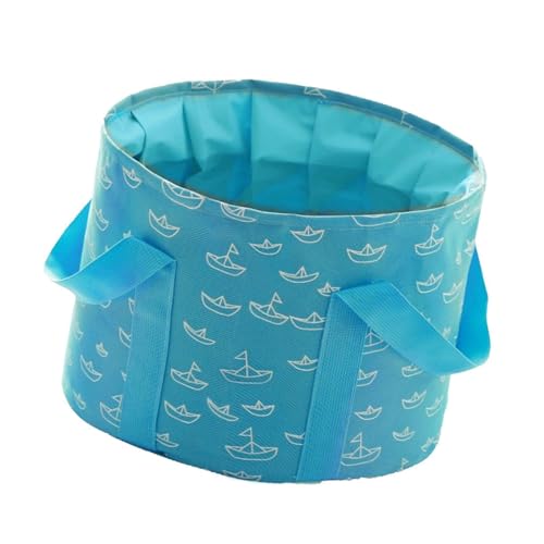 Spa de pies plegable con tina de 25L color azul claro miniatura 3