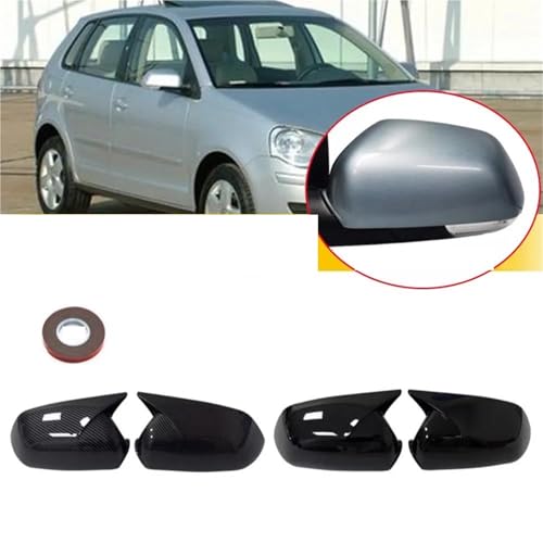 Coque rétroviseur extérieur Polo 2005 2006 2007 2008 2009 aspect carbone ABS