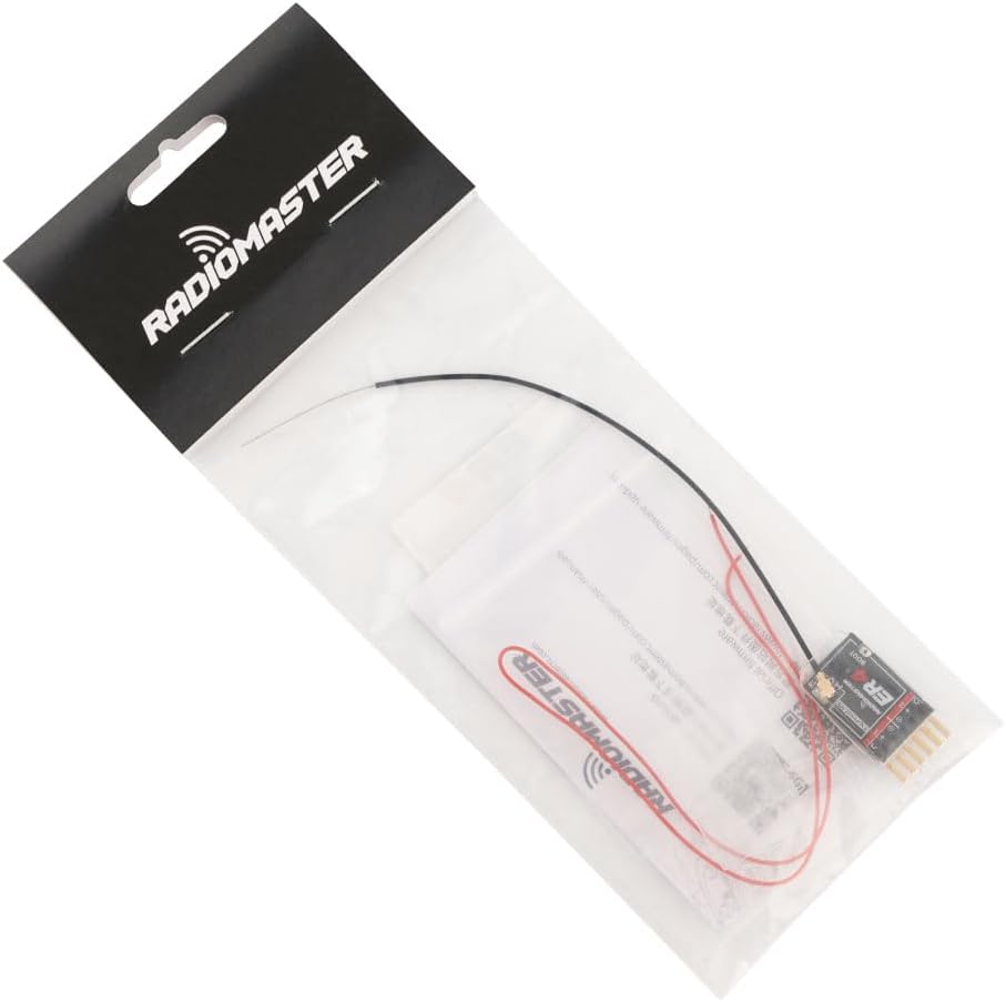 Radiomaster ER4 Receiver packaging and included accessories