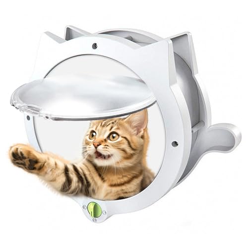 Gattaiola per Gatti,Porta per Gatti da Interno e Esterno,4 vie