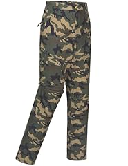 One Zip-off- Camo Green