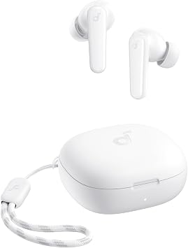 Anker Soundcore P20i Kulak İçi Bluetooth Kulaklık, 10 mm Sürücüler, Ayarlanabilir EQ, 30 Saat Çalma Süresi, IPX5 Su Geçirmez, Yapay Zekalı 2 Mikrofon, Beyaz - A3949
