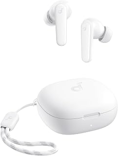 Anker Soundcore P20i Kulak İçi Bluetooth Kulaklık, 10 mm Sürücüler, Ayarlanabilir EQ, 30 Saat Çalma Süresi, IPX5 Su Geçirmez, Yapay Zekalı 2 Mikrofon, Beyaz - A3949