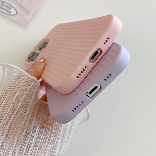 Coque silicone pour iPhone 14 Pro Max blanche à rayures
