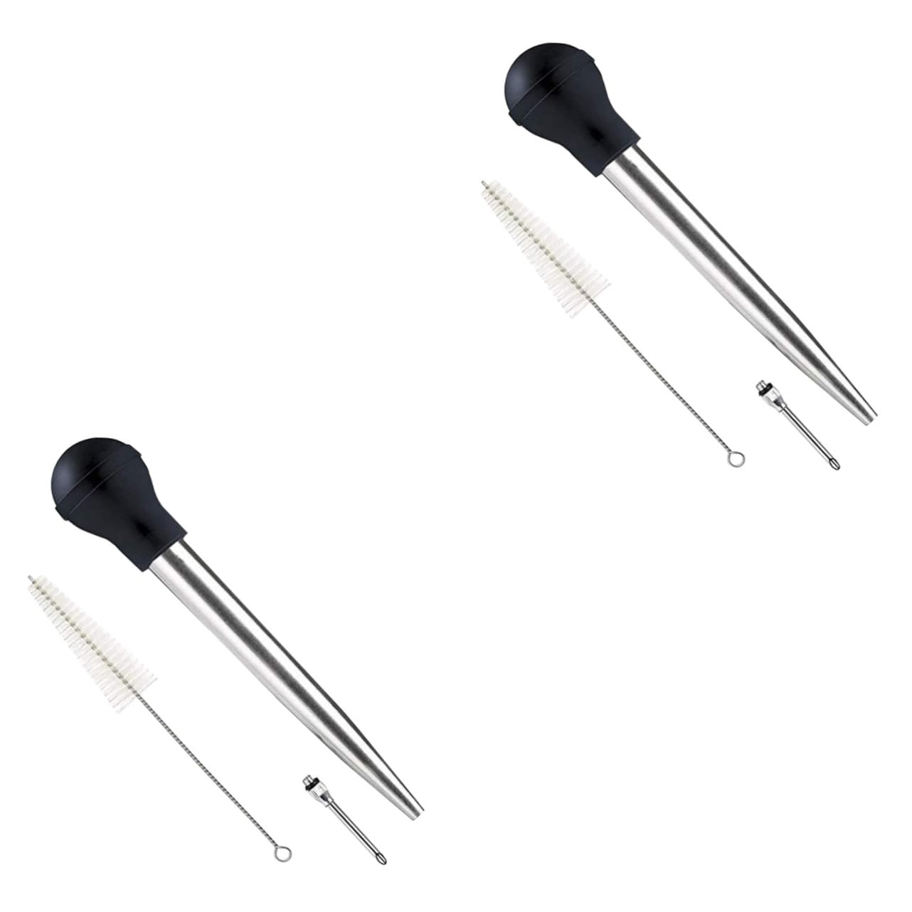 PRETYZOOM 2 Sets Marinade Injector for Turkey Easy Assembly Disassembly Material Kitchen Gadget