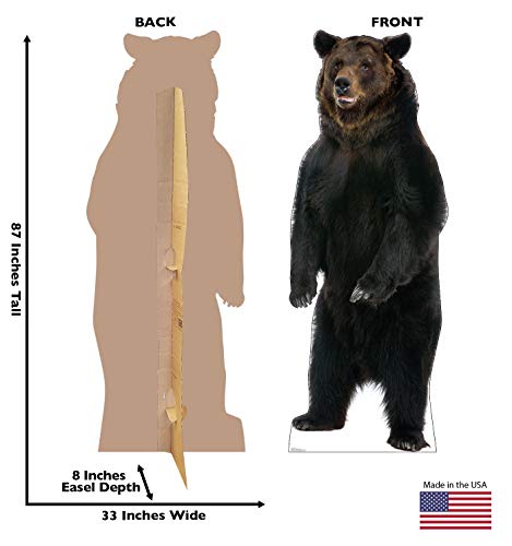 Image of Cardboard People Brown Bear Life Size Cardboard Cutout Standup