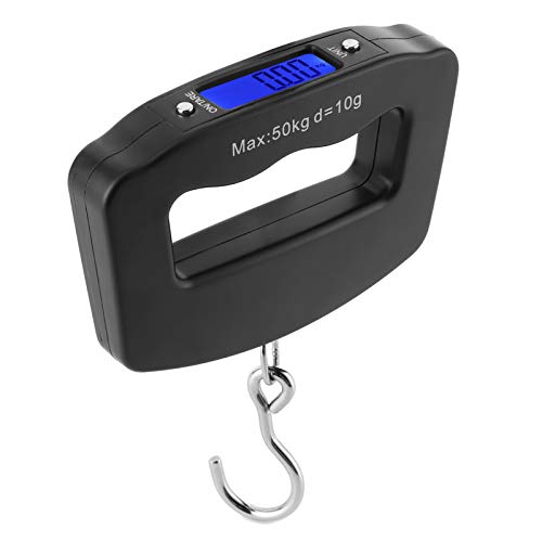 Digital Luggage Scale, Portable Electronic Hanging Scale with LCD Display, 110 lb/50 kg Capacity for Travel by POCREATION - Image 7
