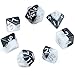 Gate Keeper Games Mighty Tiny Dice: Yin & Yang - 7 Piece Dice Set,, Roleplaying Dice Set