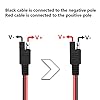 YACSEJAO SAE to SAE Extension Cable 18AWG Heavy Duty Wire Harness for Solar Panel Battery Tender Motorcycle Cars Tractor and More(1.5M) #4