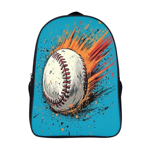 Mochila de béisbol infantil con capa plegable impermeable y protector de pecho 3D 1