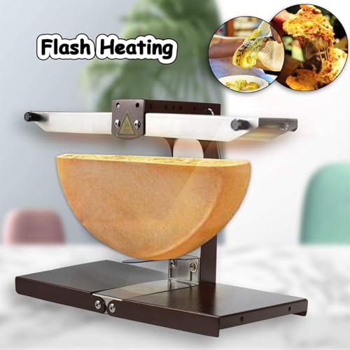 Appareil à raclette et Grill électrique, Double Zone de Chauffe, pour Restaurants et Usage Commercial, idéal pour Les Amateurs de Fromage.
