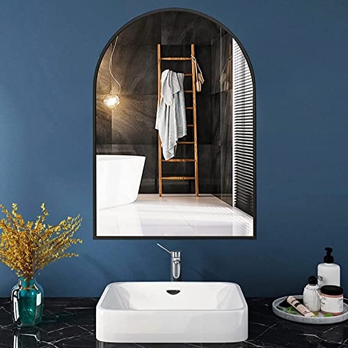 Miroir salle de bain 40x60 cm antidéflagrant noir salon