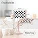100 Pack Checkered Racing Flag Toothpicks - Checkered Flag Decorations for Cupcakes, Party Platters, Sports Themed Events