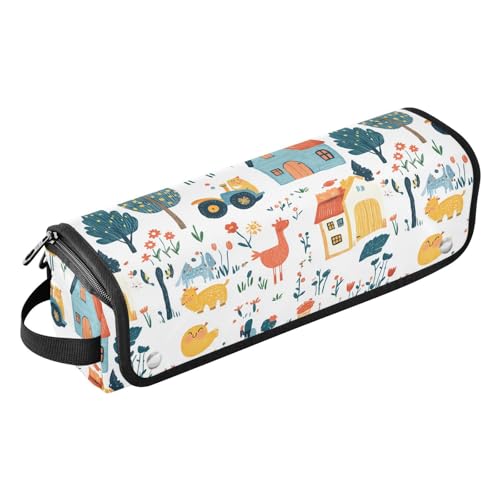 Bolsa de viaje resistente al calor Farm Marble para herramientas de cabello, organizador portátil para planchas, rizadores y accesorios de cuidado capilar miniatura 1