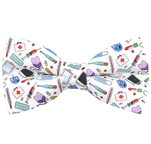 Image of OCIA Cute Pattern Pre-tied Bow Tie Adjustable Bowties for Adult & Children