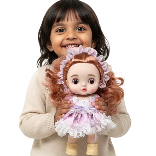 Image of Mimi Doll with Cute Big Eyes & Long Hair in Gift Box - Baby Toy Dolls for Kids 3+ Years | Premium Toys in for Children