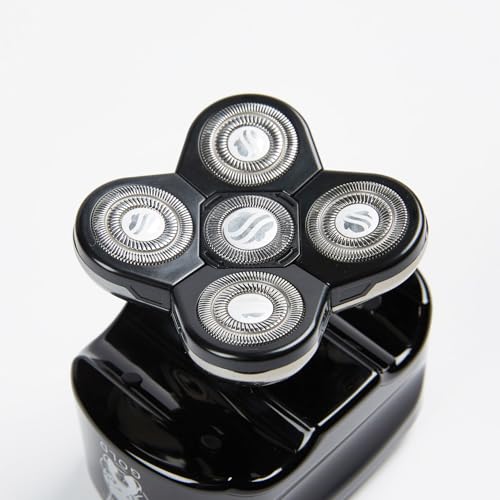 Image of skull shaver Male Pitbull Gold PRO Electric shaver: Electric Head shaver, Underarms, Chest, Back Grooming Kit, Waterproof, No Nicks