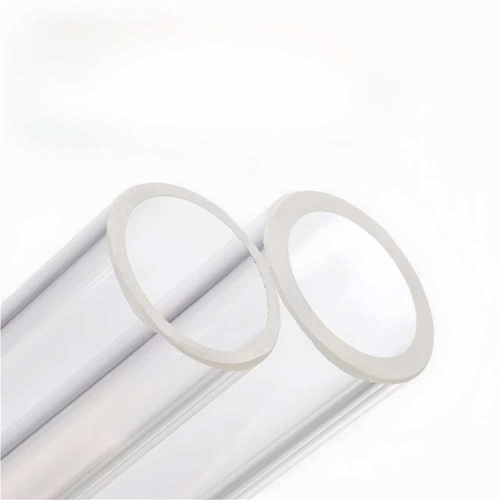 Transparente Glasröhre 1 Stück Beobachtungsfenster aus Borosilikatglasrohr, Dicke 4–10 mm, Höhe 250, Glassäule for Labor(60x10mm)