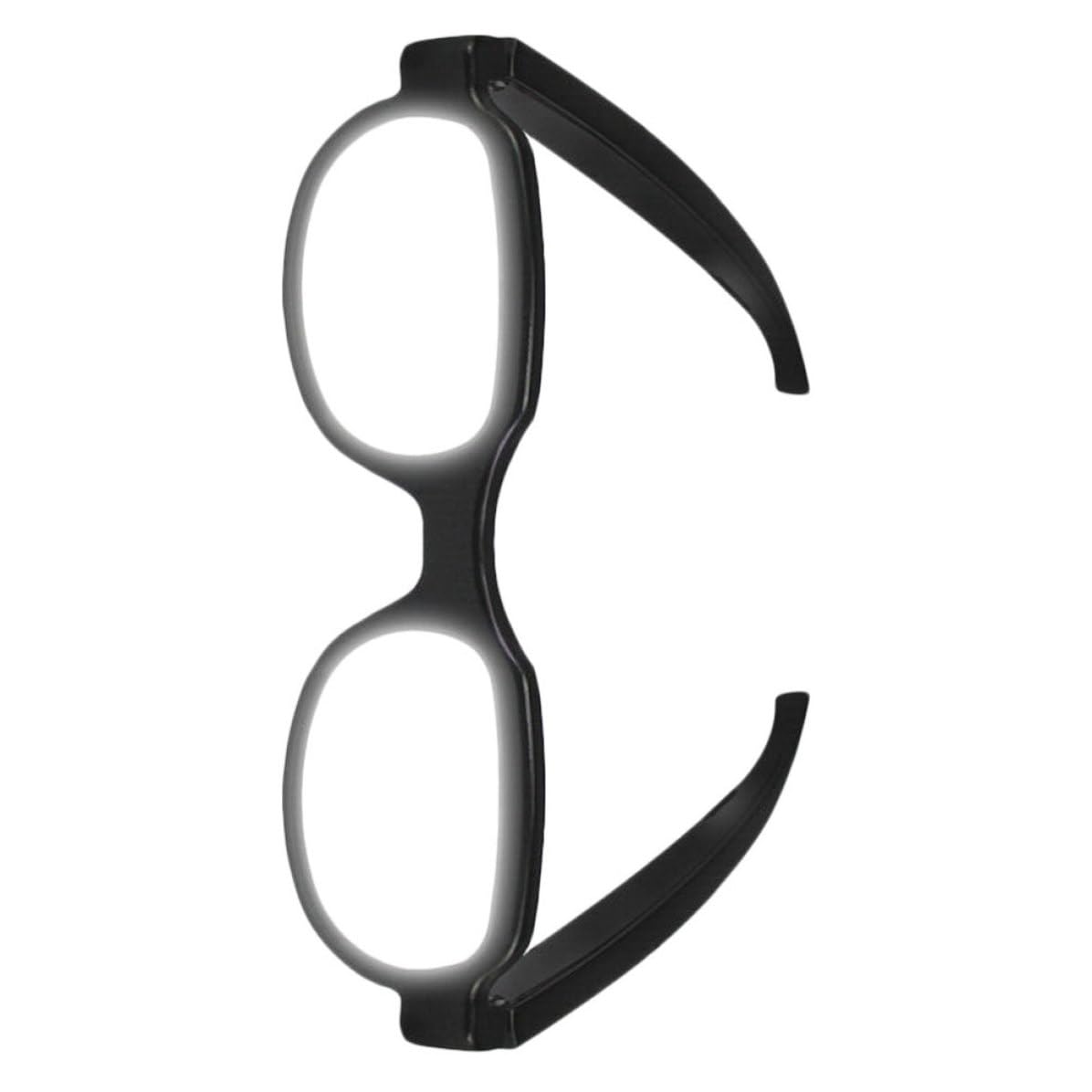 TEHAUX Gafas Luminosas LED de Anime Carga Usb, Diseño Ligero y Plástico Negro, Ideales para Cosplay y Fiestas en Casa Luces de Neón Color Aleatorio