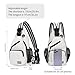 O-TBOST Crossbody Sling Bag Sling Bags for Women men Lightweight Durable Travel Hiking daypack for Daily Use (white, Small)