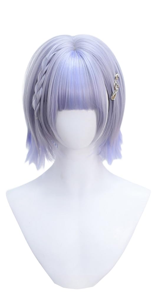 Black and Red Ombre Lolita Girls Wig Short Bob Hair with Bangs Japanese Natural Hair High Temperature Silk Wig