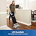 Vacmaster UB0402 Commercial Vacuum Cleaner Ultra-Lightweight 14L Capacity Bagged Upright Vac with LED Headlight and 2-Speed Setting Powerful Suction for Pets, Carpets & Hard Floor
