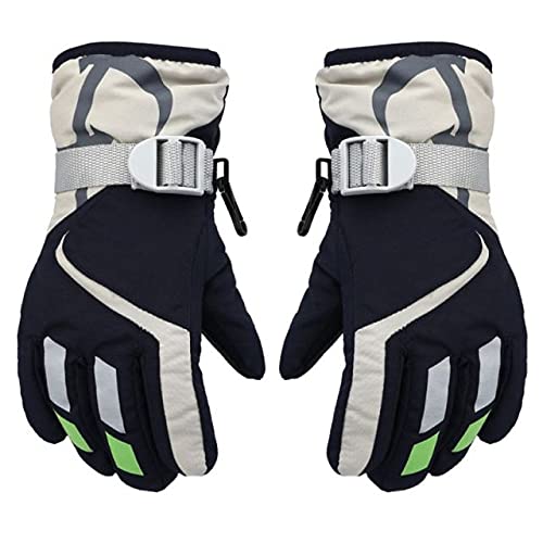 Gants de ski chauds enfants gants d'hiver garçons filles coupe-vent