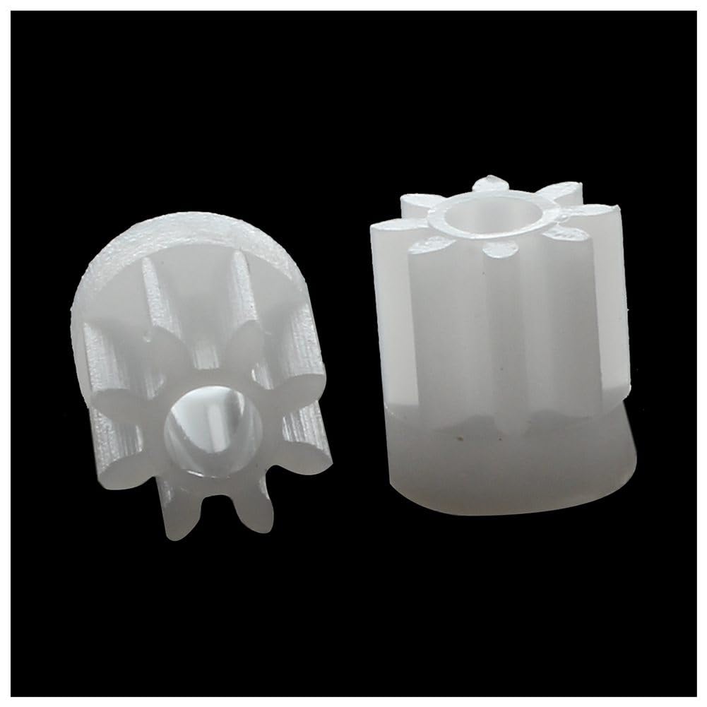 Pignon D'engrenage En Plastique Pour Arbre De Moteur De Voiture Jouet, Dents 0.5 ModContin8, 2mm, 30 Pièces