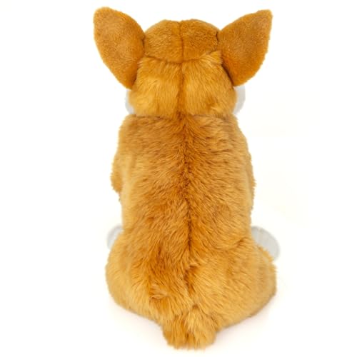 Teddy Hermann 91990 Corgi 30 cm, Sonderedition Lieblingshunde, Kuscheltier mit idealem Recyclinganteil (Füllmaterial)