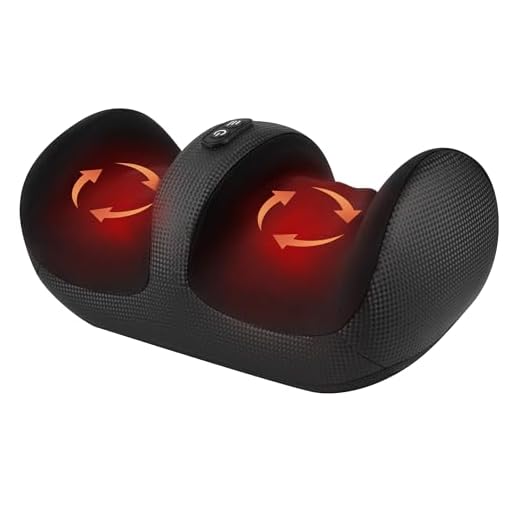 Nekteck Masajeador de Pies con Calor, Máquina de Masaje Shiatsu, Amasado Profundo, Compresión de Aire, Mejora la Circulación Sanguínea, para Uso Doméstico u Oficina (Negro)