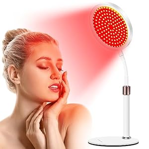 Red Light Therapy for Face and Neck, 7 Color LED Face Light with Base, LED Red Light for Face, Neck, Knee, Back