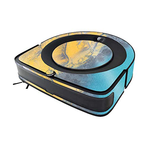Image of MIGHTY SKINS MightySkins Glossy Glitter Skin Compatible with iRobot Roomba s9 Vacuum - Yellow Spill | High-Gloss Glitter Finish | Easy to Apply and Change Styles | Made in The USA