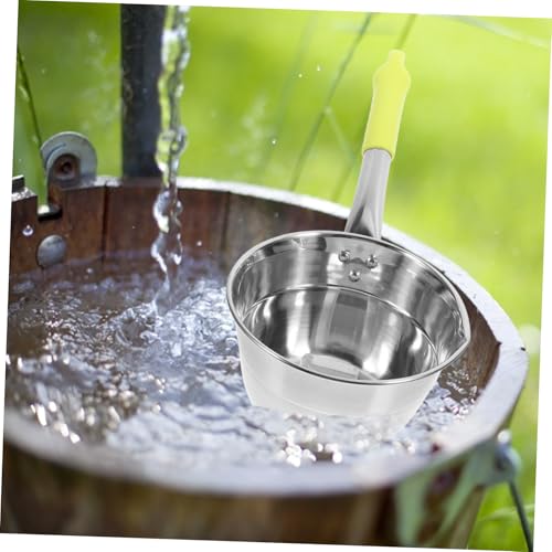 Louche à eau inoxydable pour cuisine et camping en plein air