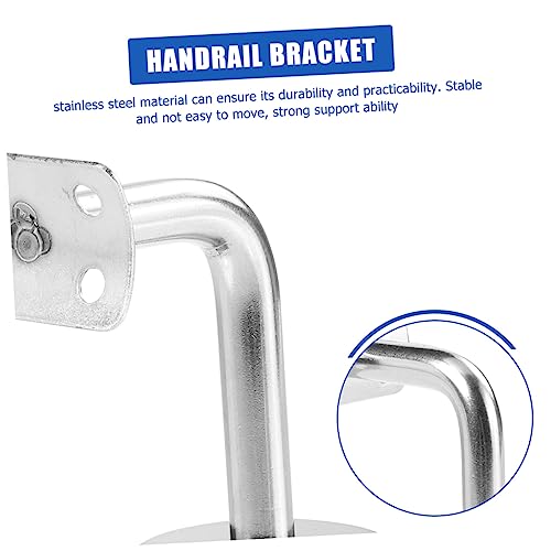 Support mural inoxydable pour rampe robuste, finition haut de gamme pour l'extérieur