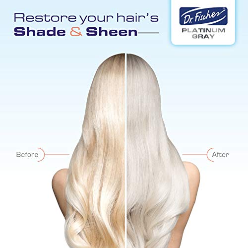 Dr. Fischer Purple Mask for Silver Perfection: Neutralizes Yellow Tones, Hydrates Gray Hair, No Over-Toning, Sulfate-Free.