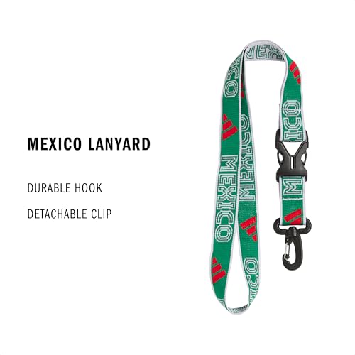 Image of adidas Unisex Adult Lanyard for Keys, ID Badge Holder, Keychain with Breakaway Buckle