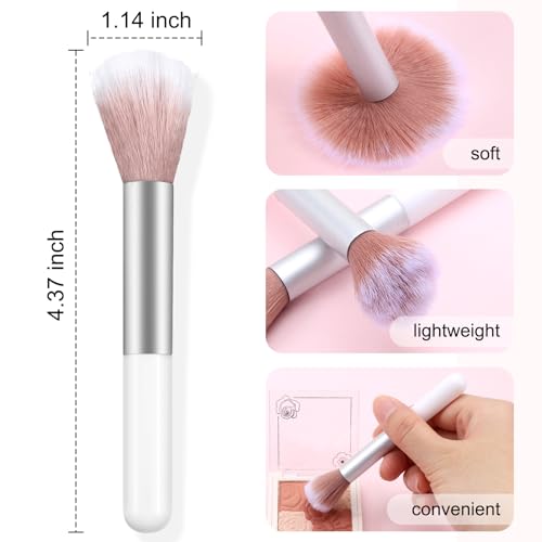 Boobeen Blush Compact for Face, Matte Shimmer Baked Cream Blush Cheeks Powder Palette Buildable Blusher Powder Makeup for a Radiant Long-Lasting Natural Glowing, with Brush - Image 5