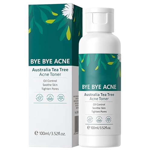 Tónico Facial De Árbol De Té - Tónicos Faciales Purificantes De 3,4 Onzas | Tónico Matificante Para Aclarar La Piel, Tónicos Reductores De Poros Que Equilibran La Piel, Rutina Diaria De Cuidado